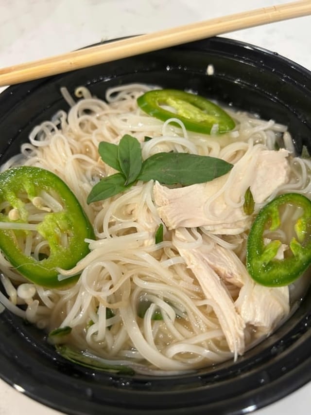 #22 Chicken with Rice Noodle Soup.