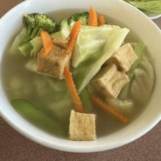 #41 Vegetarian Rice / Egg Noodle Soup