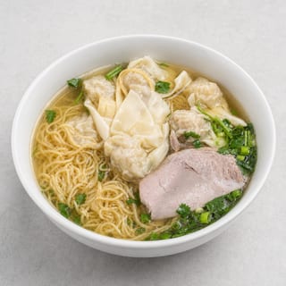 #27 Wonton with Egg Noodle Soup