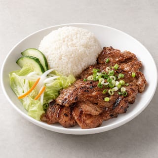 56. Grilled Pork Over Rice / Cơm Thịt Nướng