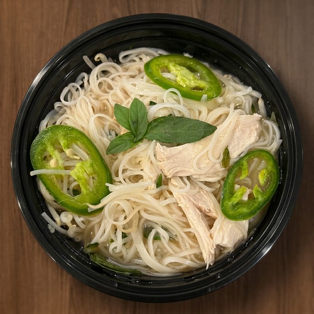 #22 Chicken with Rice Noodle Soup.