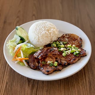 56. Grilled Pork Over Rice / Cơm Thịt Nướng