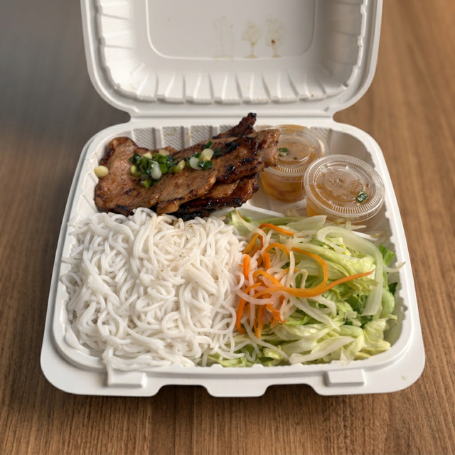 #32 Grilled Pork Over Vermicelli.